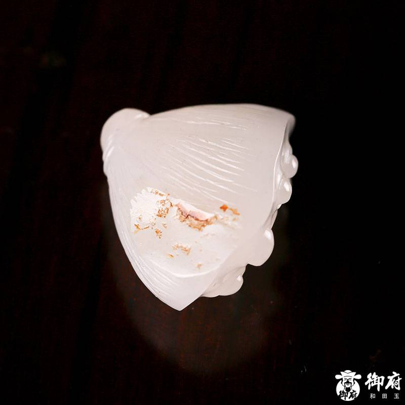 新疆和田玉紅皮白玉籽玉掛件 多子多福 10.8克 圖片5