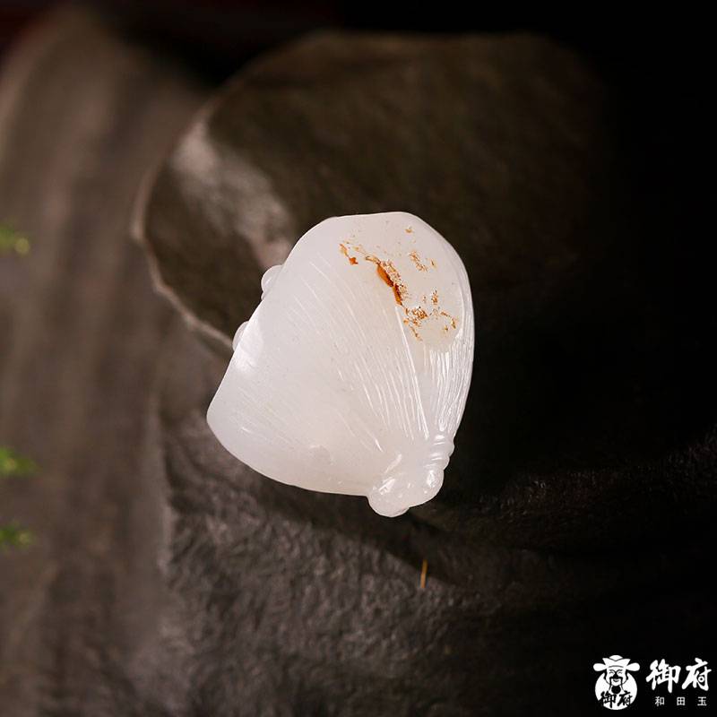 新疆和田玉紅皮白玉籽玉掛件 多子多福 10.8克 圖片7