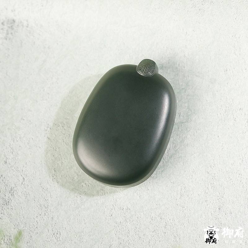 新疆和田黑青玉平安無事牌 27克 圖片2