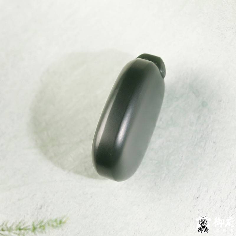 新疆和田黑青玉平安無事牌 27克 圖片3