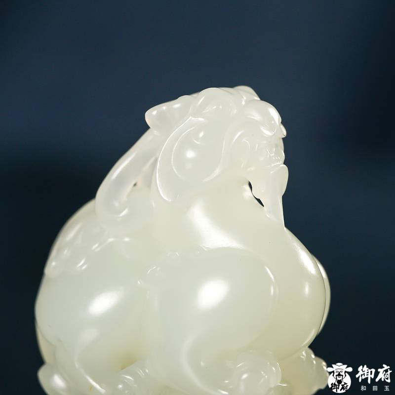 新疆和田玉白玉籽玉掛件 貔貅 16.8克 圖片6