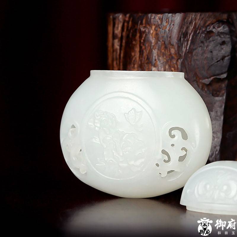 新疆和田玉白玉籽玉掛件 香囊 15.3克 圖片7