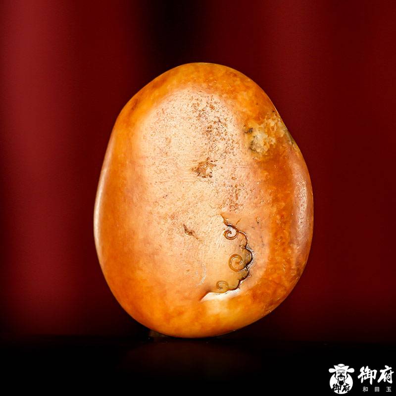 新疆和田黃沁籽料掛件 一念之間 45克 圖片8