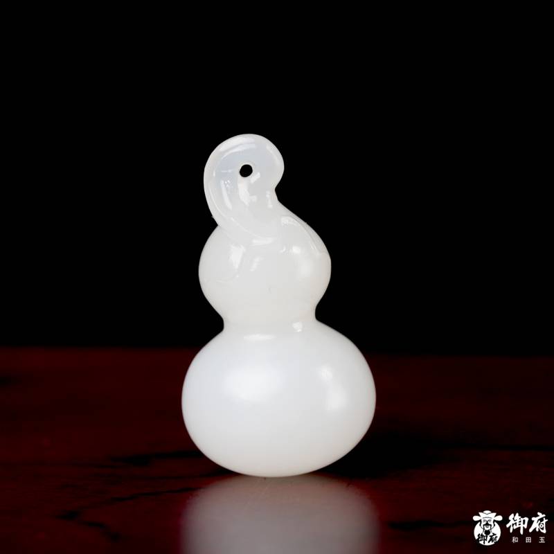 新疆和田玉白玉 挂件 福禄（葫芦）4.8克 图片4