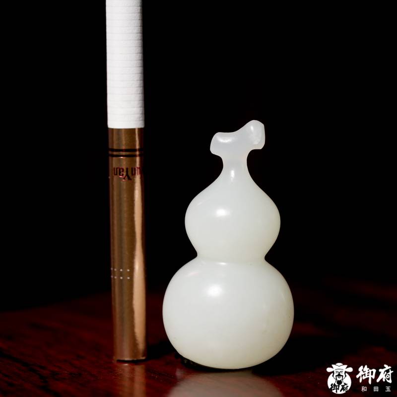 新疆和田玉白玉籽玉挂件 福禄（葫芦）14.6克 图片10