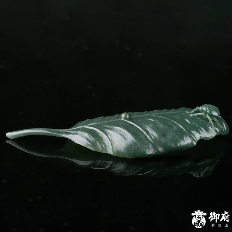 新疆和田玉青玉籽玉摆件 富甲天下 37.5克 图片3