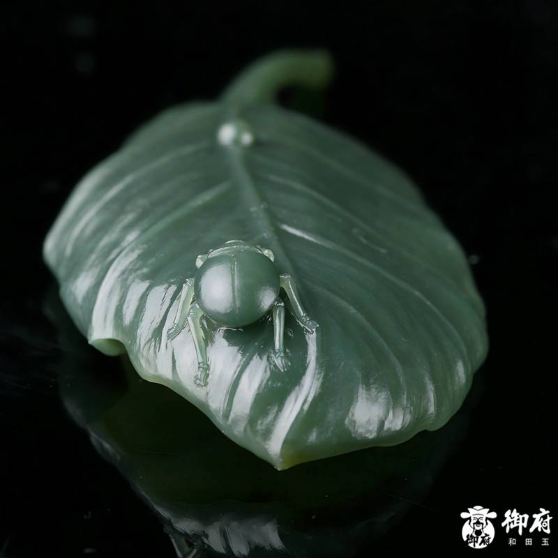 新疆和田玉青玉籽玉摆件 富甲天下 37.5克 图片7