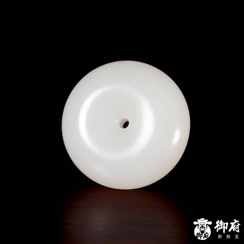 新疆和田玉白玉籽玉挂件 平安扣 10.2克 图片3