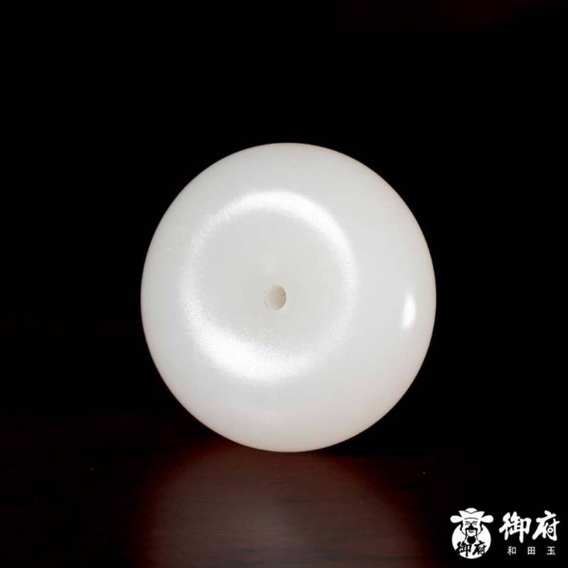 新疆和田玉白玉籽玉挂件 平安扣 10.2克 图片4