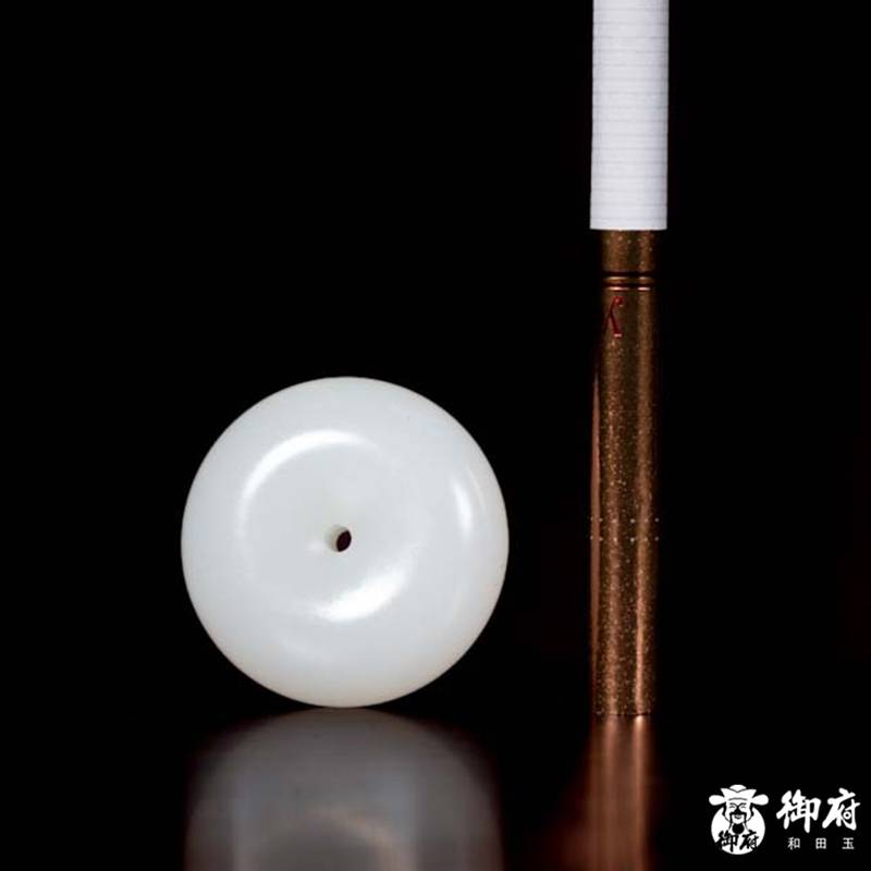 新疆和田玉白玉籽玉挂件 平安扣 10.2克 图片8